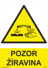 Pozor žíravina