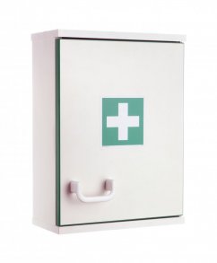 Wooden wall-mounted medicine cabinet DL 200