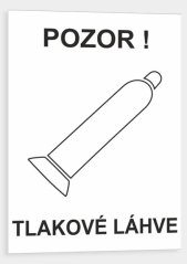 Pozor! Tlakové láhve