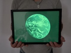 Obrázek svítící ve tmě - Motiv Zeměkoule