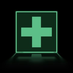 První pomoc - symbol  Označení lékárničky na zeď