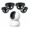IP camera Tapo C200, indoor - rotating (1pc) + ATRAPA cameras AK-03 ceiling (4pcs), discounted set