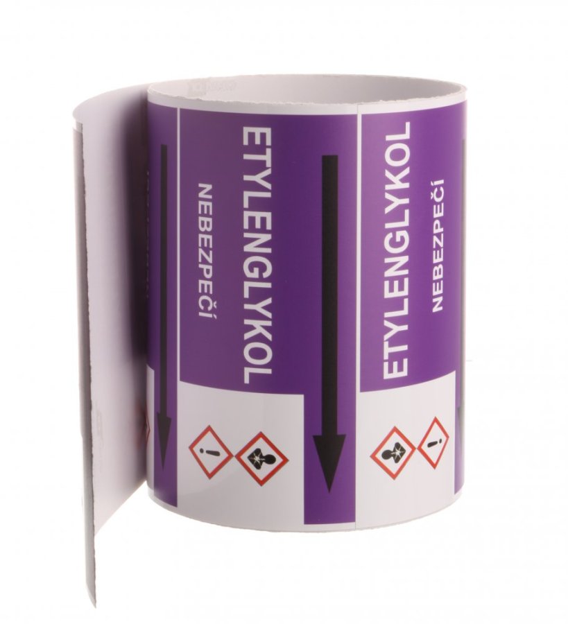 Páska na značenie potrubia Signus M25 - ETYLENGLYKOL