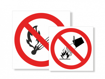 Prohibitory symbols - Extended warranty 7 years