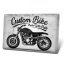 Plechová cedulka "Custom bike"