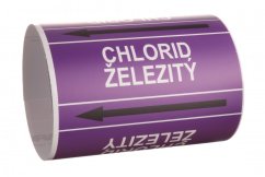 Páska na značení potrubí Signus M25 - CHLORID ŽELEZITÝ