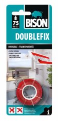 BISON DOUBLEFIX INVISIBLE 1,5 m x 19 mm BISON DOUBLEFIX INVISIBLE 1,5 m x 19 mm