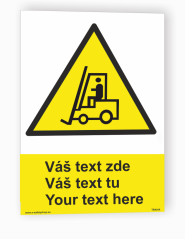 Table with your own text "Warning 5"