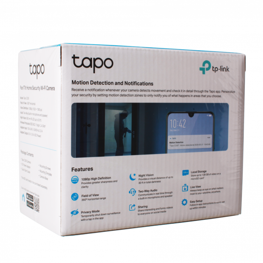 IP kamera TP-LINK Tapo C200/XL, WI-FI, - otočná