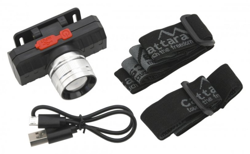 Rechargeable headlamp SCORPION 90lm XPE ZOOM