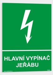 Hlavní vypínač jeřábu