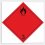 Fire hazard (flammable liquids) No.3 A ADR marking