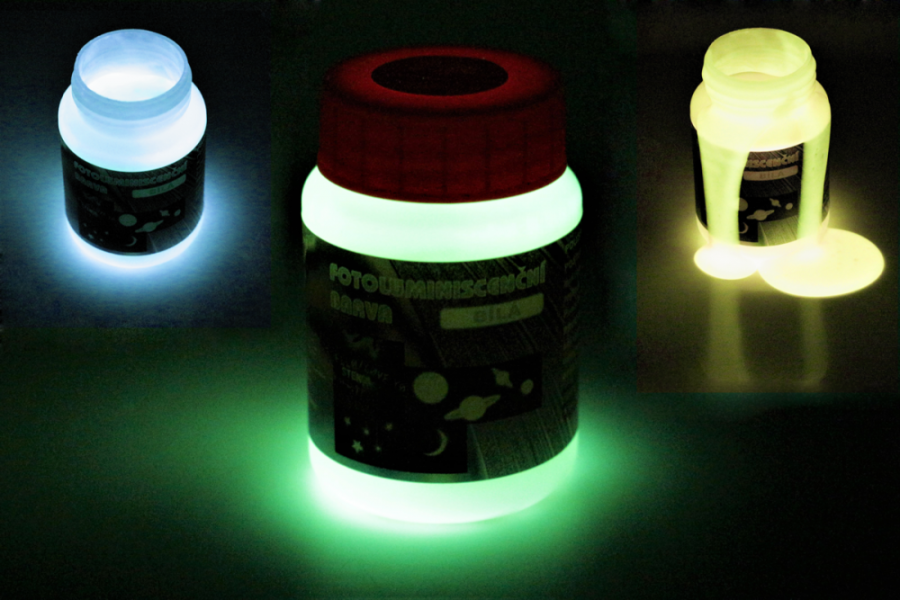 Fotoluminiscenční barva s vysokou svítivostí, LumiSafe Hi-Glow 100 ml