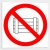 Do not put off, do not store - symbol