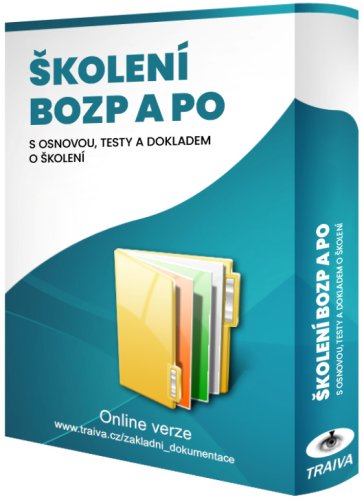 Školení BOZP a PO pro zaměstnance - Varianty: Školící film BOZP a PO + doklady ke školení, Kód: 27059