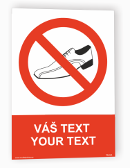 Tabuľka s Vaším vlastným textom "Zákaz 12"