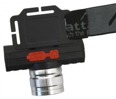 Rechargeable headlamp SCORPION 90lm XPE ZOOM