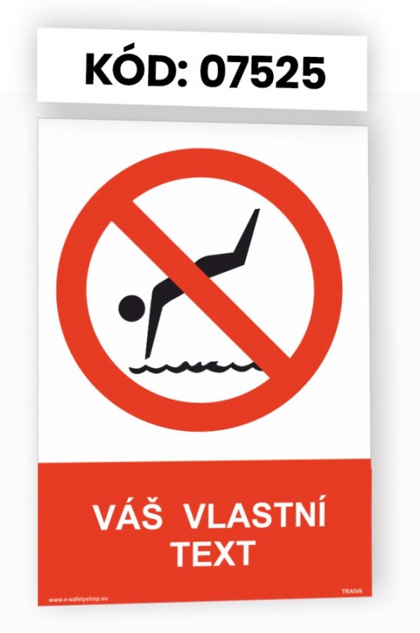 Zákazové tabulky s vlastním piktogramem i textem
