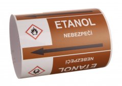 Páska na značení potrubí Signus M25 - ETANOL