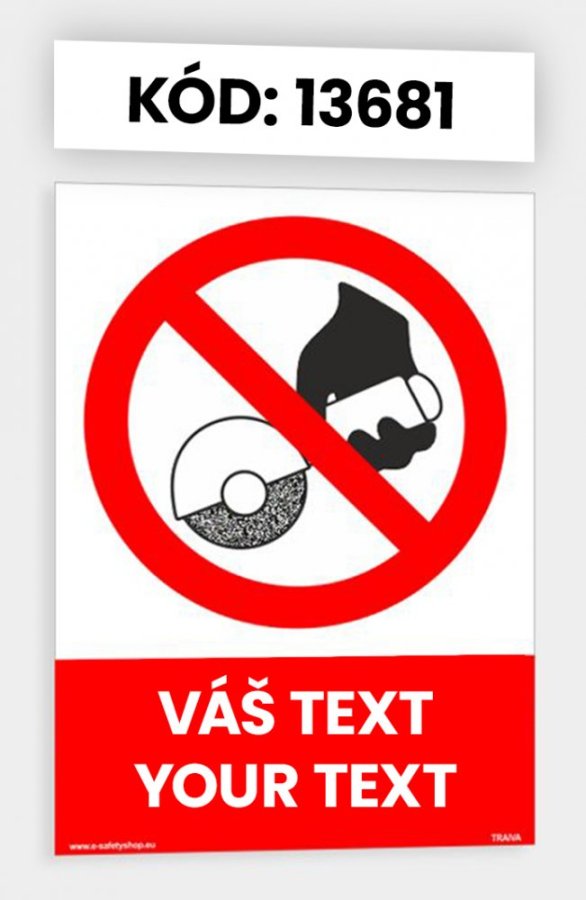 Zákazové tabulky s vlastním piktogramem i textem