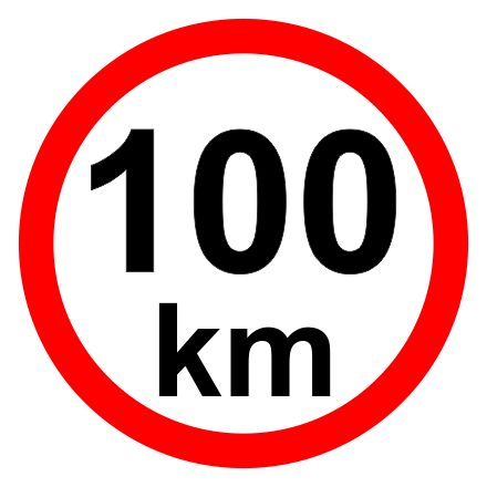 Omezení rychlosti – 100 km/hod