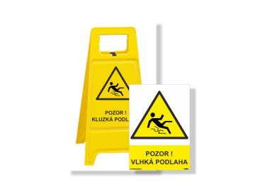 eware of Slippery Floor - Varianty - Warning stand (A), Custom print, Code: 04235