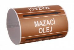 Páska na značení potrubí Signus M25 - MAZACÍ OLEJ