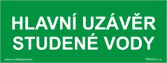 Hlavní uzávěr studené vody