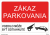Zákaz parkovania 1. - Bezpečnostné tabuľky