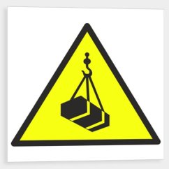 Nebezpečí pádu břemene - symbol