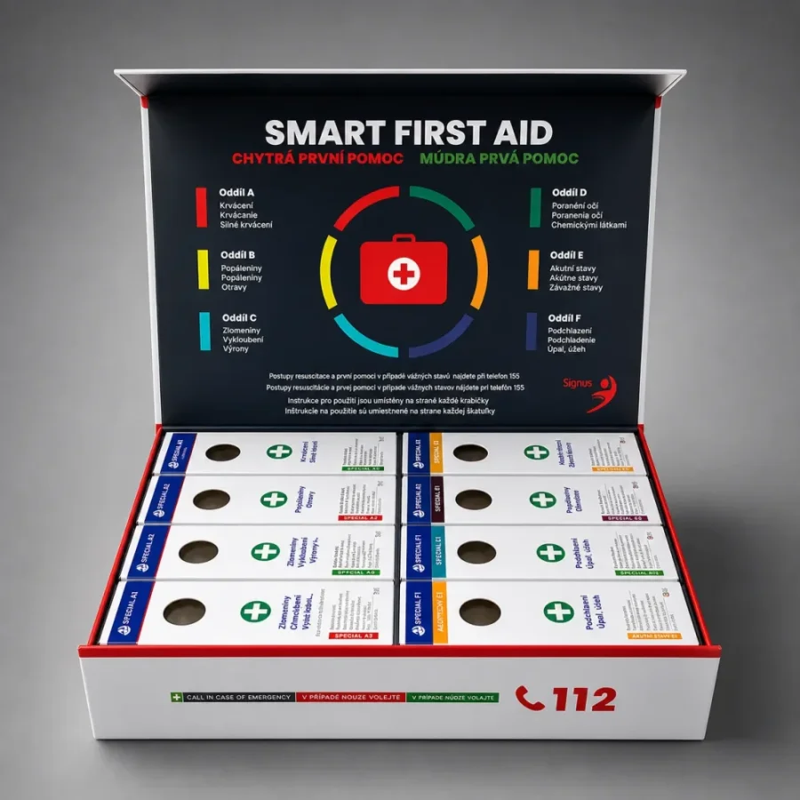 Výbava lékárničky Special - Chytrá první pomoc - Smart First Aid