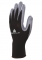 Polyester knitted gloves black