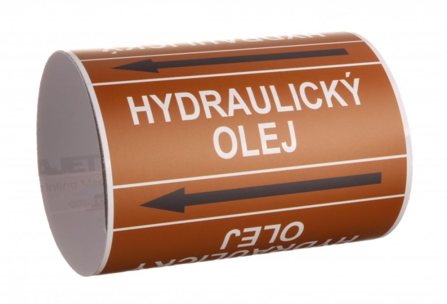 Páska na značení potrubí Signus M25 - HYDRAULICKÝ OLEJ