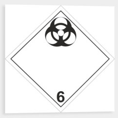Infectious substance (biohazard) No 6.2a