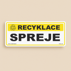 Recyklace Spreje