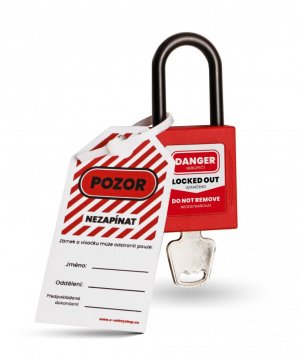 Marking and locking the device (Lockout–tagout)