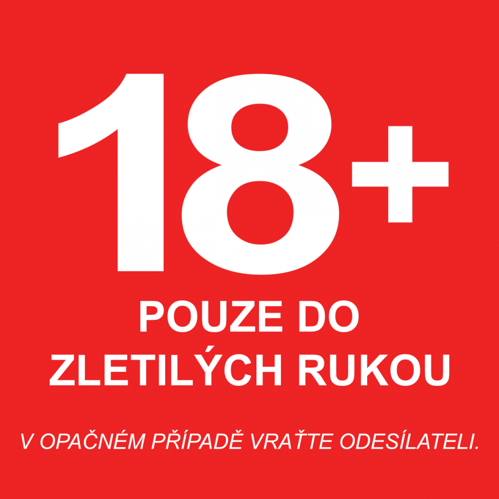 Papírová samolepka 18+ POUZE DO ZLETILÝCH RUKOU, rozměr: 10 x 10 cm Papírová samolepka 18+ POUZE DO ZLETILÝCH RUKOU, rozměr: 10 x 10 cm, Kód: 24823