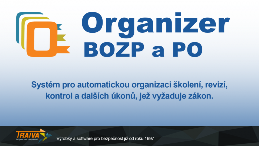 Organizer BOZP a PO header