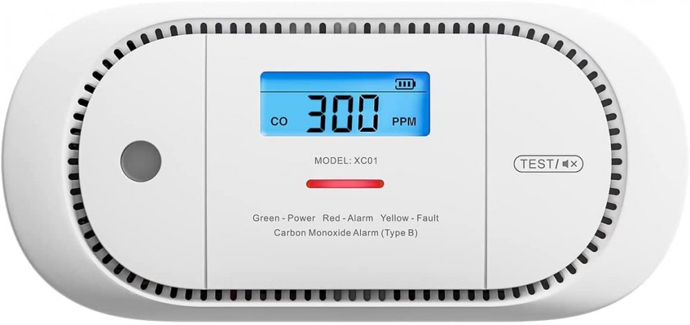 Detektor oxidu uhelnatého (CO) s LCD displejem, X-SENSE model XC01 Detektor oxidu uhelnatého (CO) s LCD displejem, X-SENSE model XC01, Kód: 25675