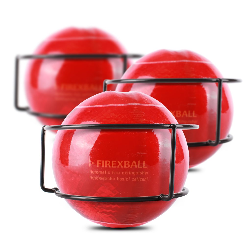 Traiva s.r.o Protipožární hasicí koule Firexball (1,3 kg prášek Furex 770) Firexball - set 3 ks, Kód: 14141